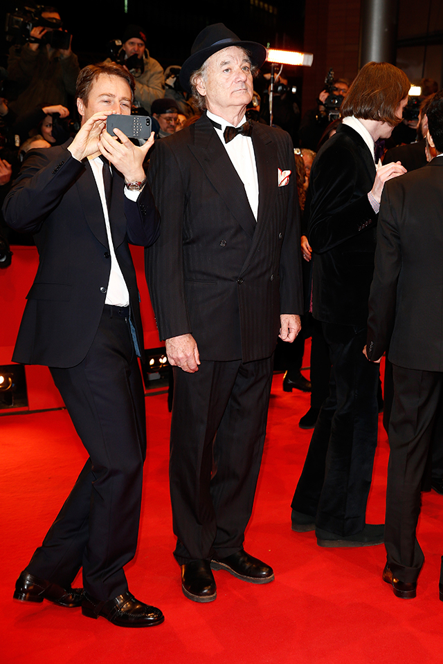 Эдвард Нортон, Билл Мюррей Открытие Берлинале-2014 (фото 2)