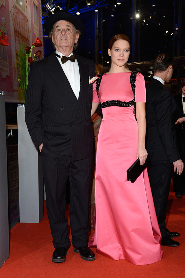 Билл Мюррей, Леа Сейду Открытие Берлинале-2014 (фото 1)