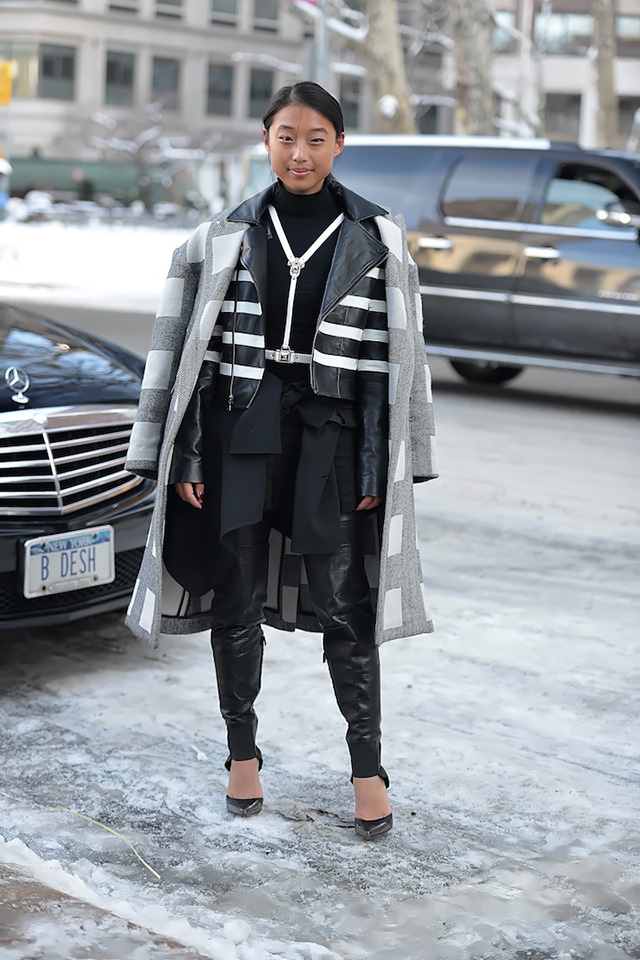 Неделя моды в Нью-Йорке AW14: street style. Часть I (фото 4)