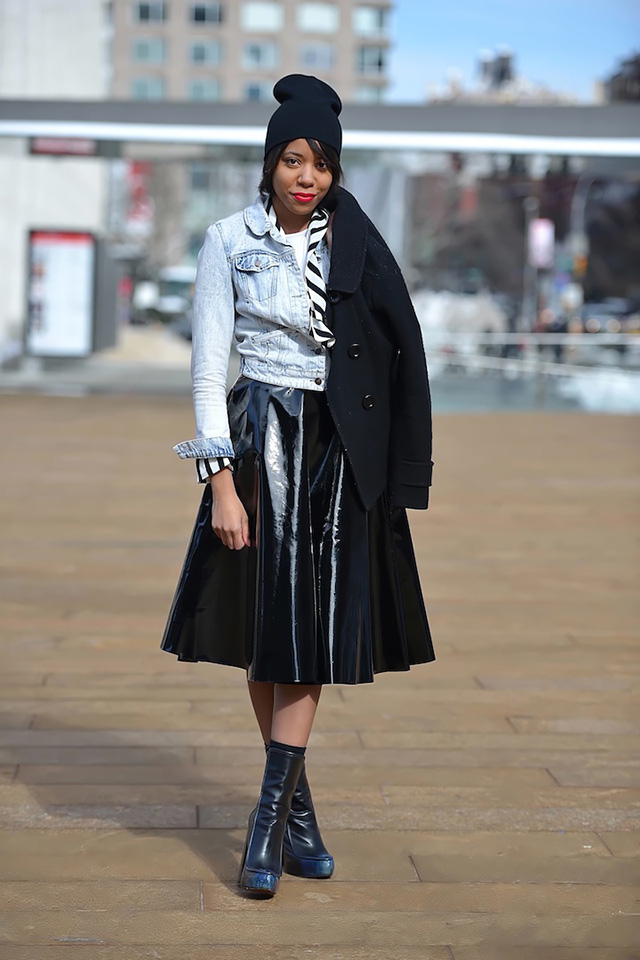 Неделя моды в Нью-Йорке AW14: street style. Часть I (фото 17)