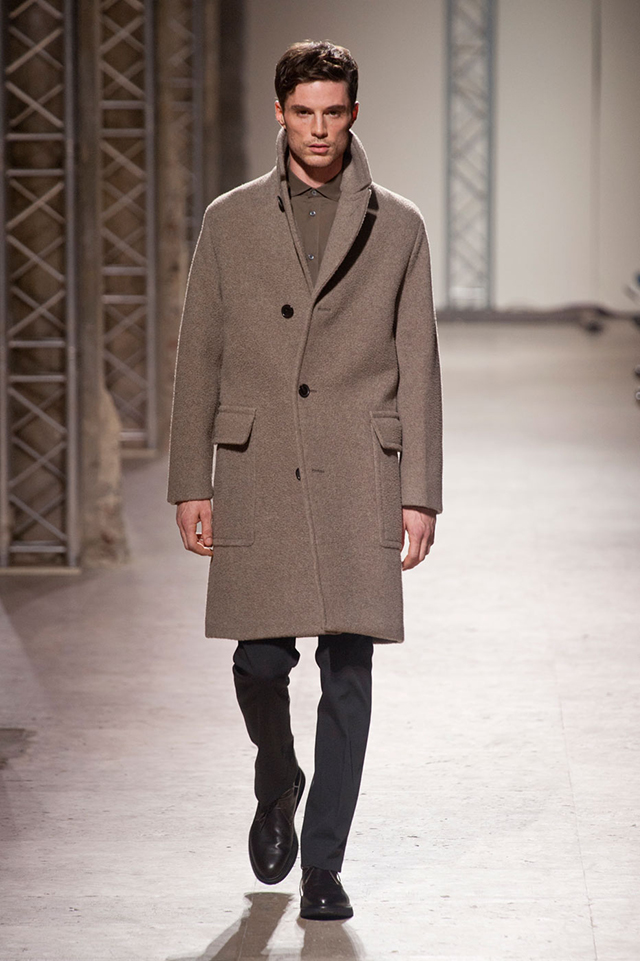 Неделя мужской моды в Париже: Hermès, осень-зима 2014 (фото 1)