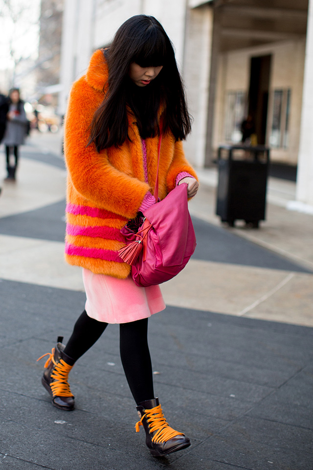 Неделя моды в Нью-Йорке AW14: street style. Часть I (фото 1)