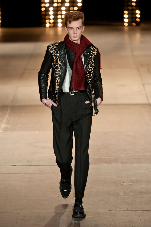 Неделя мужской моды в Париже: Saint Laurent, осень-зима 2014 (фото 10)
