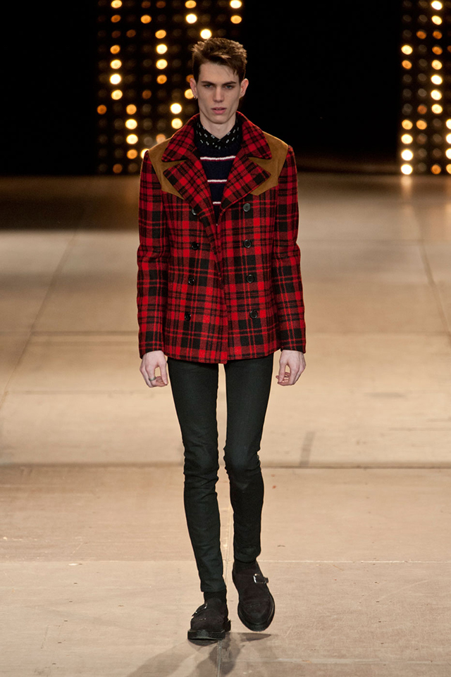 Неделя мужской моды в Париже: Saint Laurent, осень-зима 2014 (фото 7)