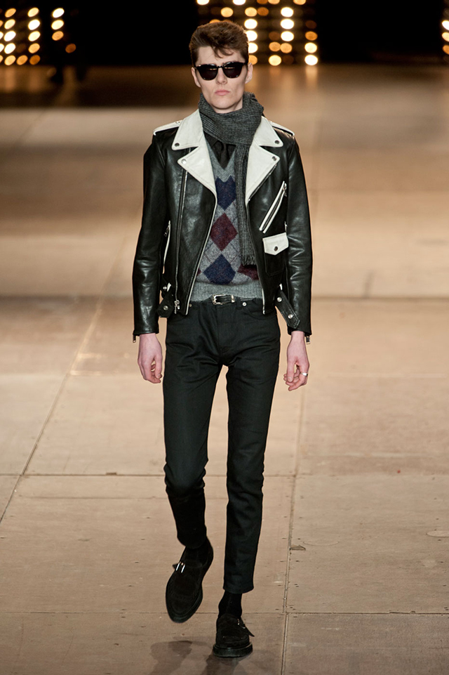 Неделя мужской моды в Париже: Saint Laurent, осень-зима 2014 (фото 5)
