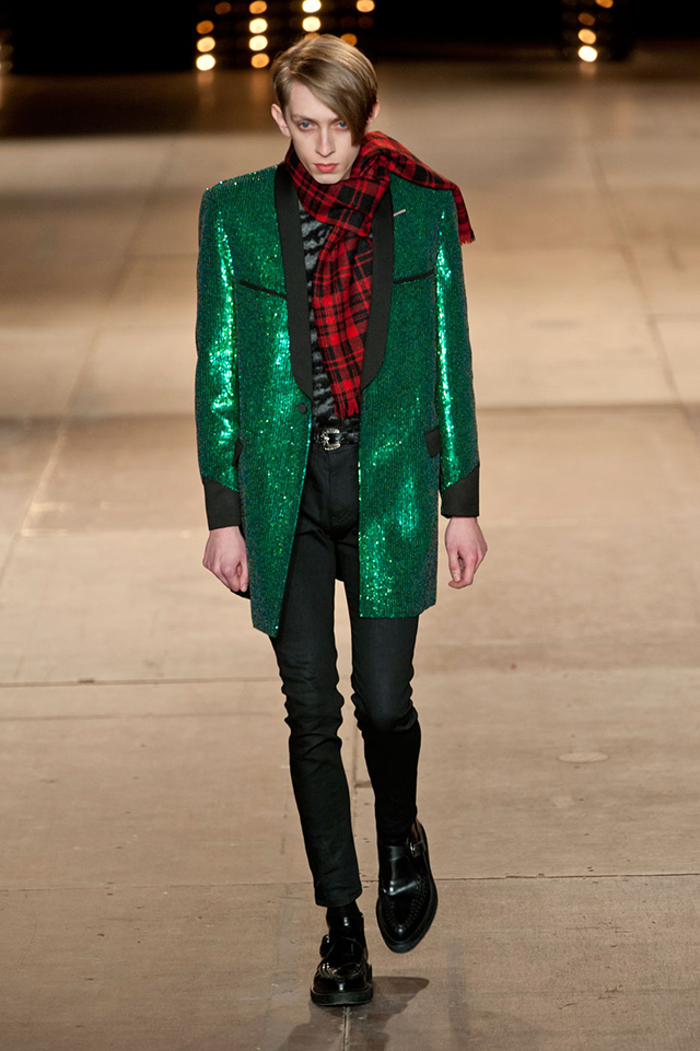 Неделя мужской моды в Париже: Saint Laurent, осень-зима 2014 (фото 4)