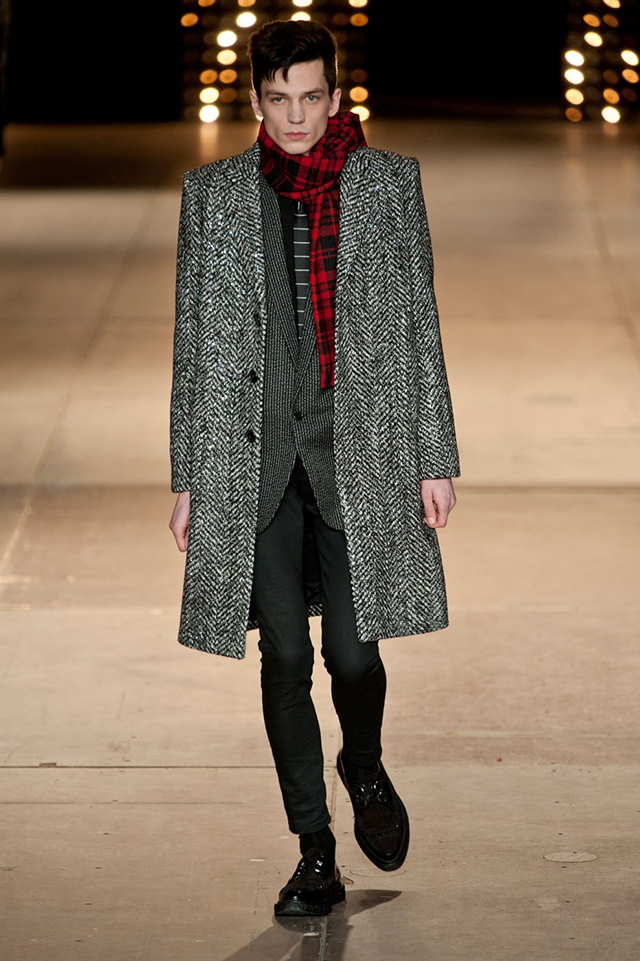 Неделя мужской моды в Париже: Saint Laurent, осень-зима 2014 (фото 1)