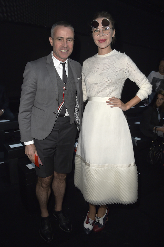 Гости показа Moncler Gamme Rouge, весна-лето 2015 (фото 1)