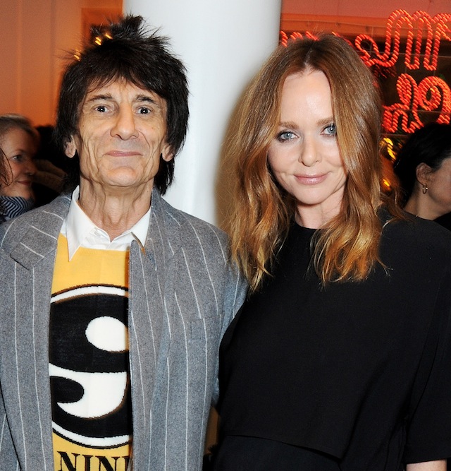 Ронни Вуд и Стелла Маккартни