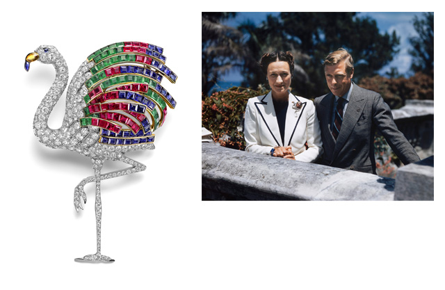 Герцог и герцогиня Виндзорские, 1940, брошь герцогини Cartier, 1940 Герцог и герцогиня Виндзорские, 1940, брошь герцогини Cartier, 1940