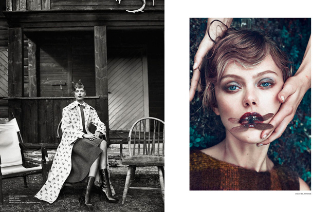 Фрида Густавссон для журнала Scandinavia S/S/A/W (фото 15)