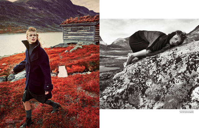 Фрида Густавссон для журнала Scandinavia S/S/A/W (фото 13)