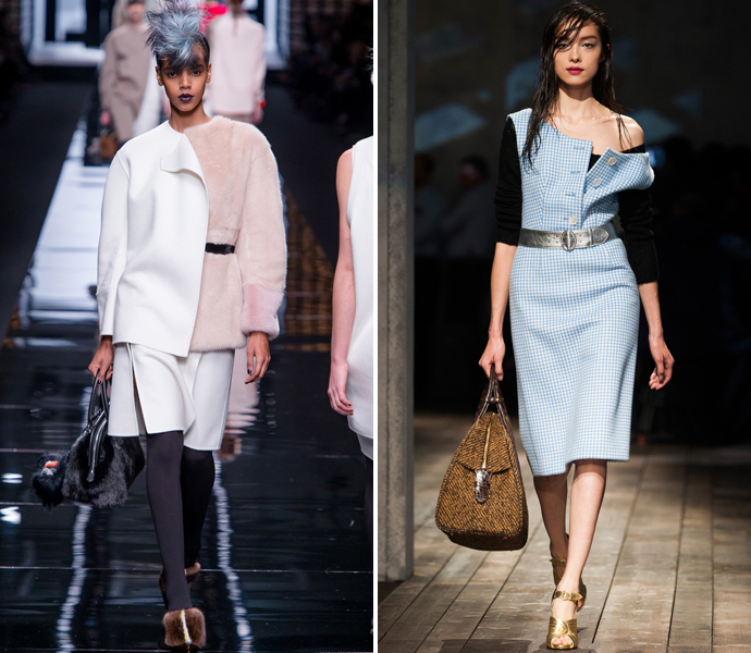 Fendi и Prada осень-зима 2013/14