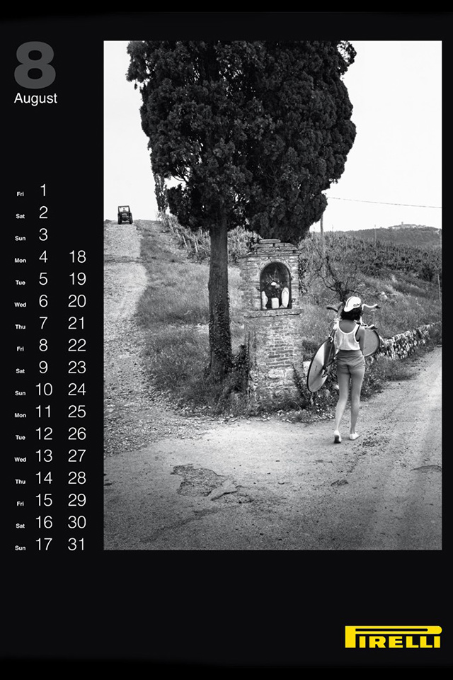 Календарь Pirelli со снимками Хельмута Ньютона 1986 года (фото 1)