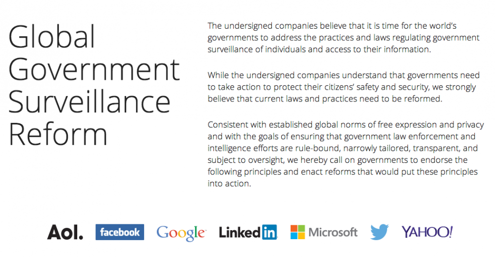 Apple, Google и Facebook будут бороться против шпионажа (фото 1)