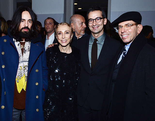 Алессандро Микеле, Франка Соццани, Федерико Маркетти и Джонатан Ньюхаус Гости вечера Vogue Talents Corner.com (фото 1)