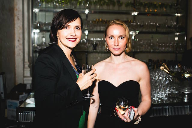 Анна Жеч и Людмила Базева Церемония награждения и ужин Премии Кандинского — 2014 (фото 8)