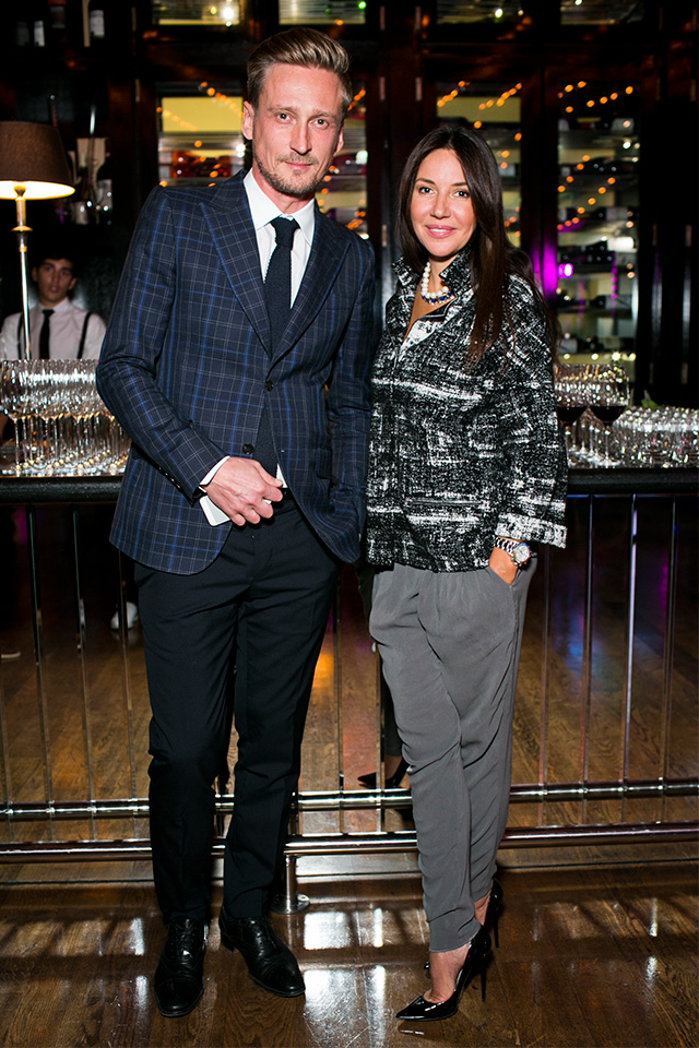 Вадим Галаганов и Ирина Чайковская Званый ужин с Пирсом Броснаном в Москве (фото 10)