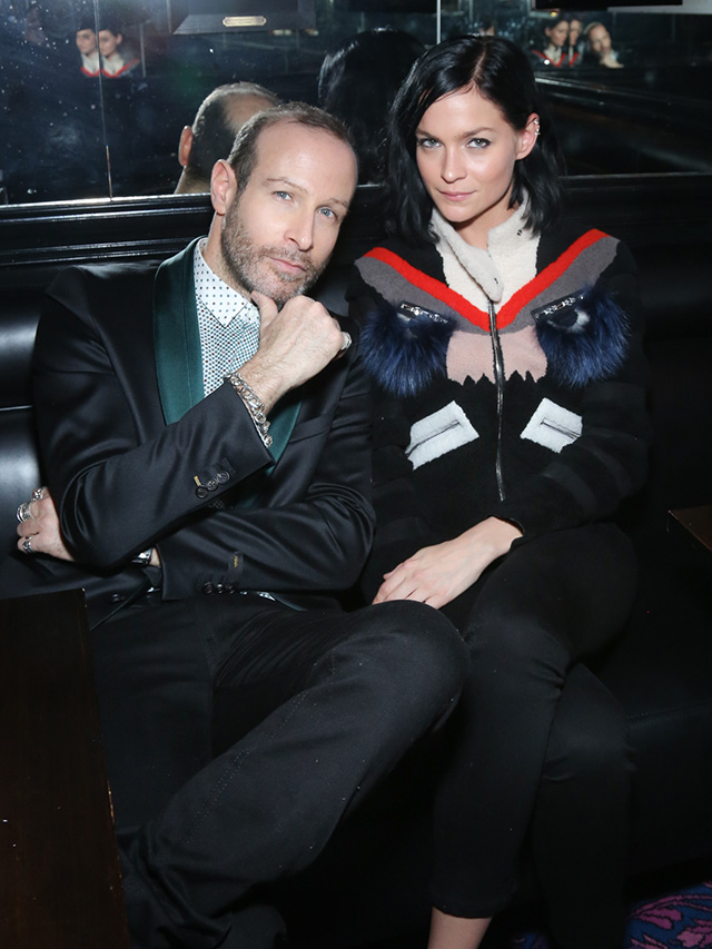 Тьерри Ласри и Ли Лезарк Коктейль Fendi в бутике на Avenue Montaigne (фото 12)