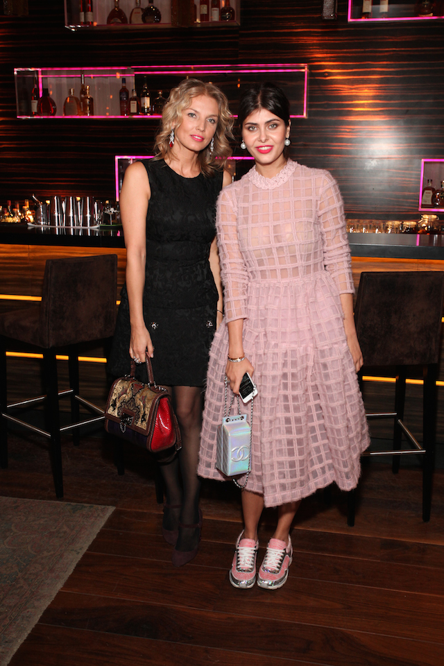 Анастасия Рагозина и Надежда Оболенцева Званый ужин журнала InStyle в честь Брайана Этвуда (фото 11)