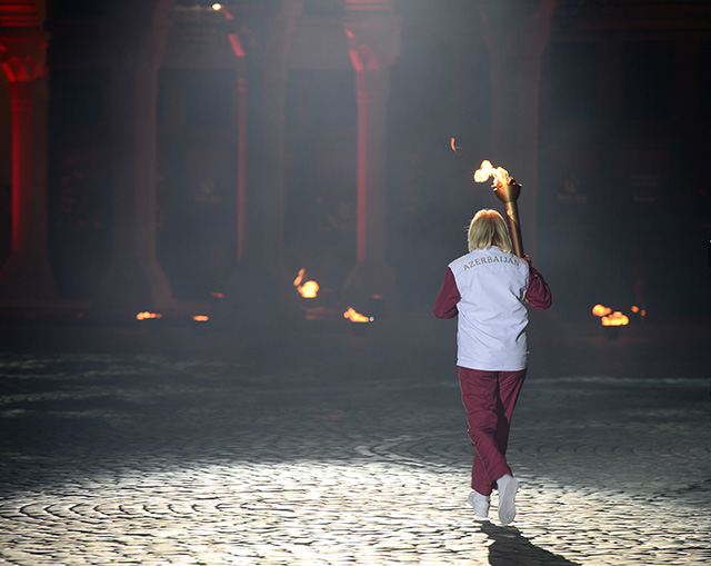 В Азербайджане зажгли факел первых Европейских игр (фото 5)