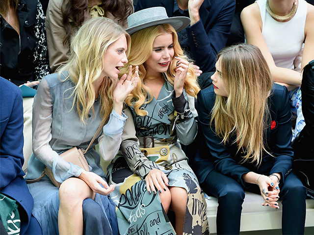Гости показа Burberry Prorsum, весна-лето 2015 (фото 4)