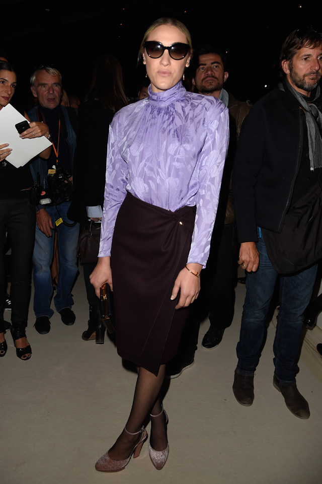 Гости показов Balmain и Nina Ricci, весна-лето 2015 (фото 8)