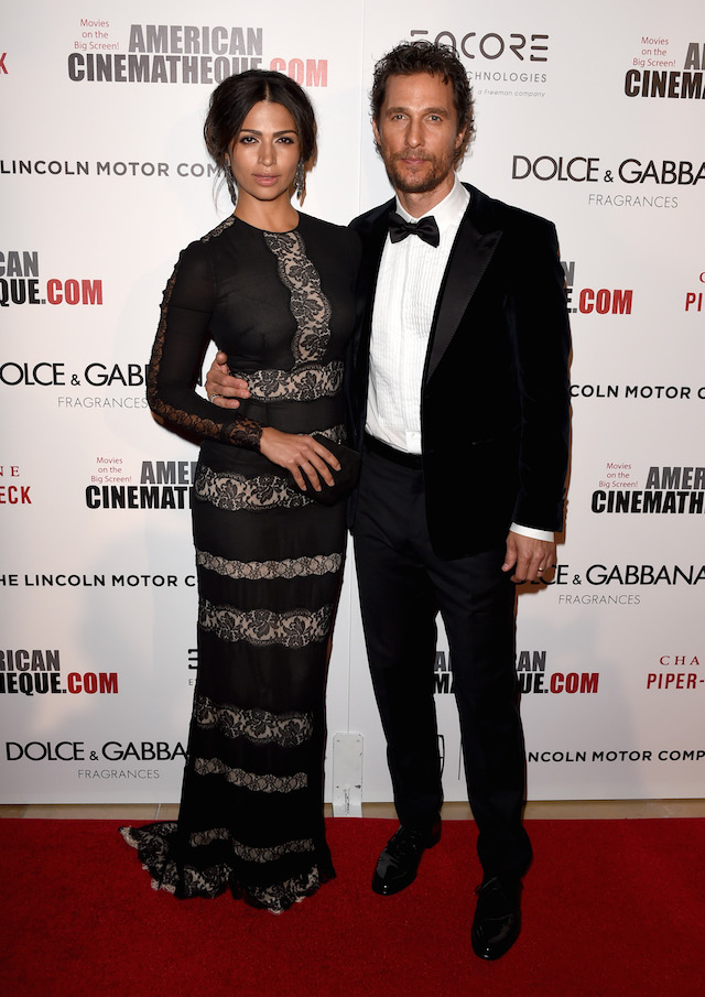 Камила Алвес МакКонахи и Мэттью МакКонахи Церемония награждения премии American Cinematheque Award в Лос-Анджелесе (фото 2)