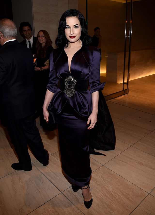 Дита фон Тиз Благотворительный вечер ассоциации amfAR в Лос-Анджелесе (фото 6)