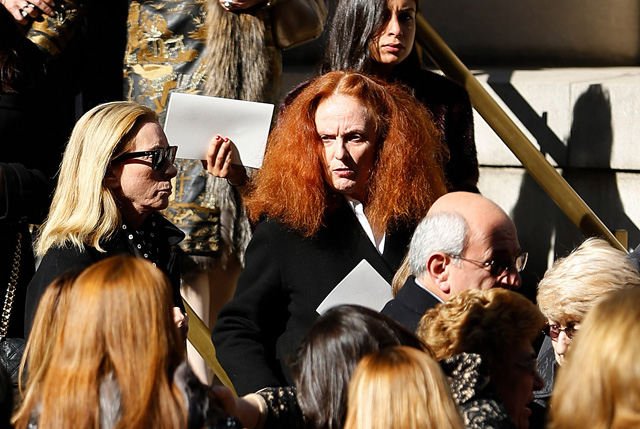 Анна Винтур, Энни Лейбовиц и другие простились с Оскаром де ла Рентой (фото 13)