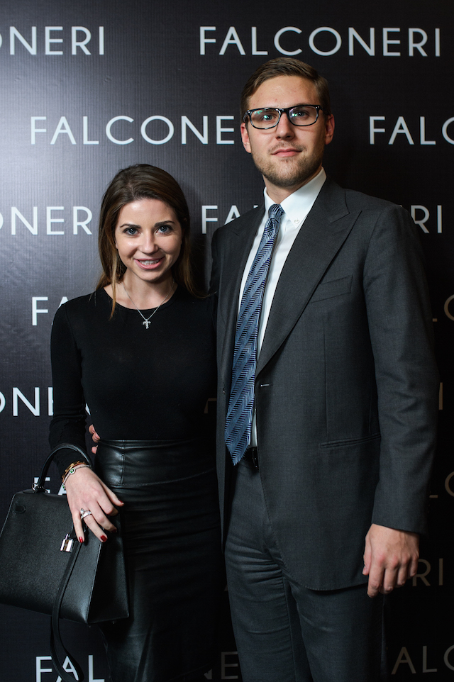 Галина Юдашкина и Петр Максаков Презентация Falconeri в резиденции посла Италии в Москве (фото 13)