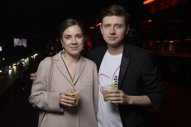 Елена Замятина и Денис Катаев День рождения телеканала "Дождь" (фото 7)