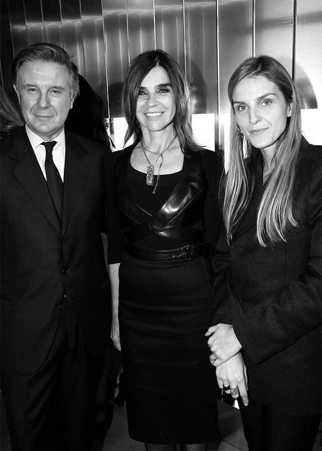 Альберто Репосси, Карин Ройтфельд и Гайя Репосси Гости презентации Repossi в Париже (фото 6)