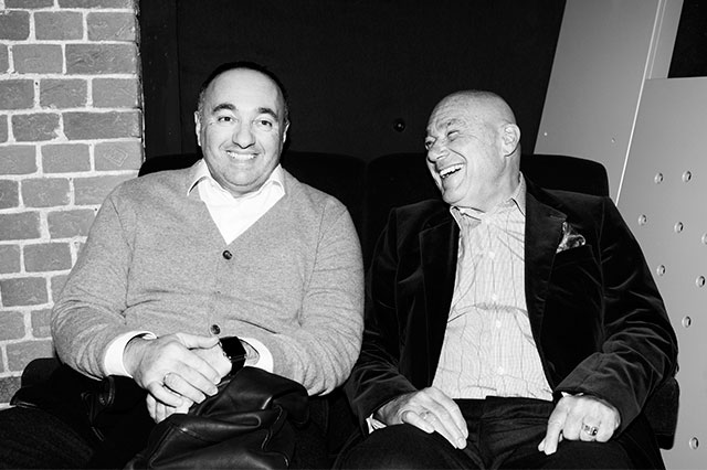 Александр Роднянский и Владимир Познер Показ фильма "Большой Вавилон" в Центре документального кино (фото 5)