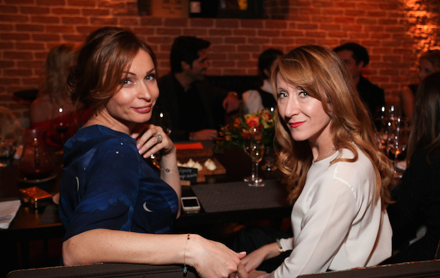 Евгения Попова и Юрате Гураускайте Званый ужин журнала InStyle в честь Брайана Этвуда (фото 15)