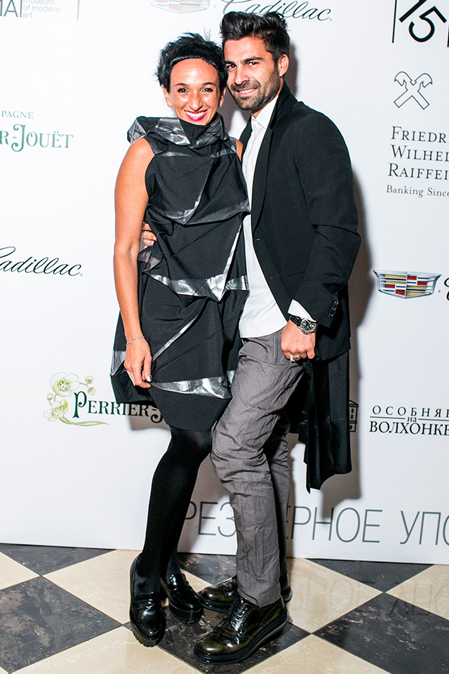 Айдан Салахова и Григорий Речкан Торжественный прием в честь 15-летия ММОМА (фото 15)