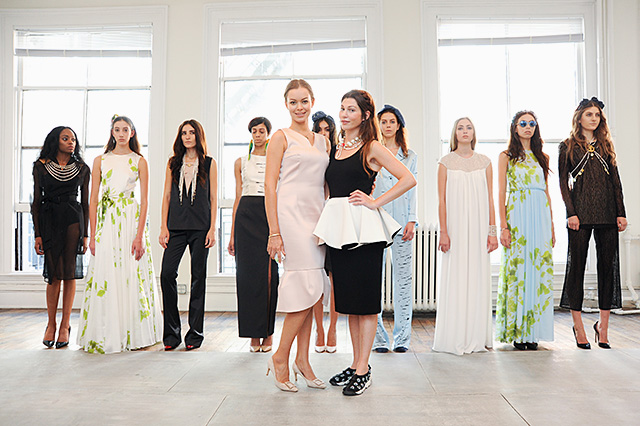 Анастасия Романцова и Евгения Линович Презентация украшений Masterpeace и новой коллекции A La Russe в Нью-Йорке (фото 9)