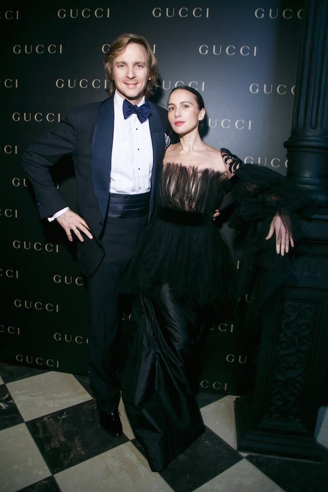 Чарльз и Ольга Томпсон Закрытый ужин Gucci в Москве (фото 26)
