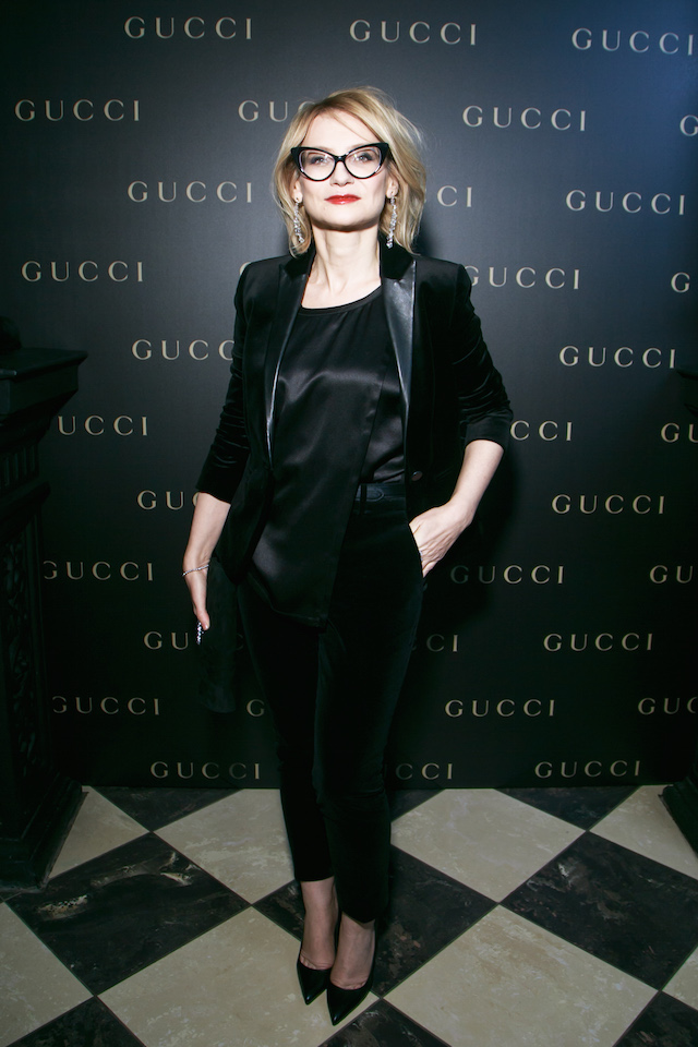 Эвелина Хромченко Закрытый ужин Gucci в Москве (фото 13)