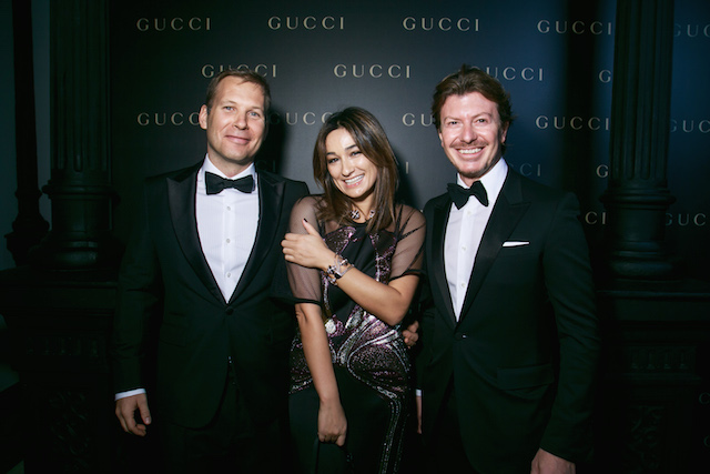 Луи и Айсель Трудел Закрытый ужин Gucci в Москве (фото 27)