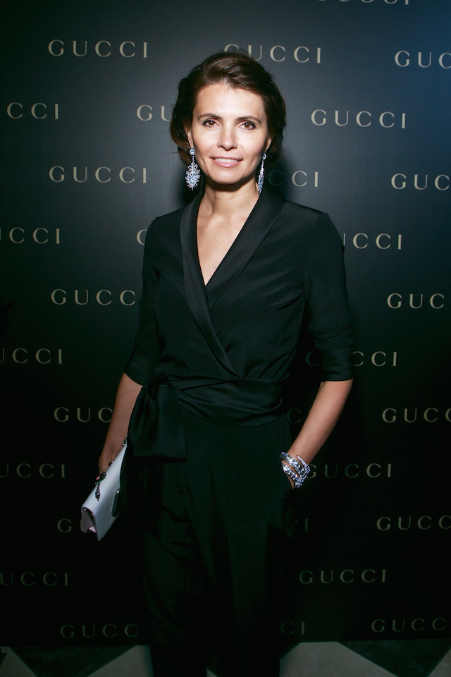 Анна Брострем Закрытый ужин Gucci в Москве (фото 32)