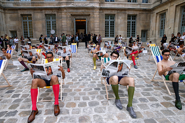 Гости показа Berluti, весна-лето 2016 (фото 1)