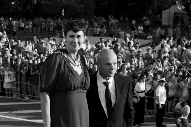 Наталья Мокрицкая и Андрей Смоляков "Кинотавр-2015": церемония открытия (фото 25)