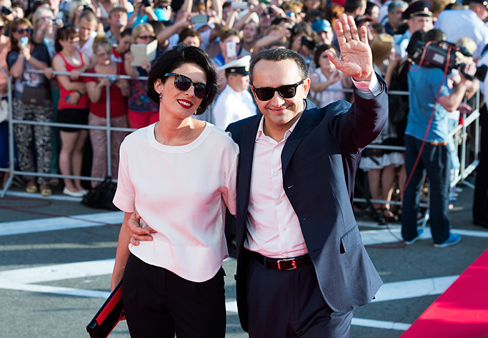 Анна и Андрей Звягинцевы "Кинотавр-2015": церемония открытия (фото 9)