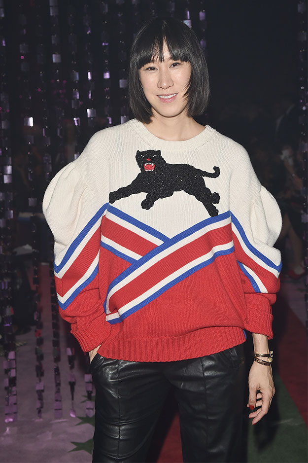 Гости показа Gucci (фото 10)