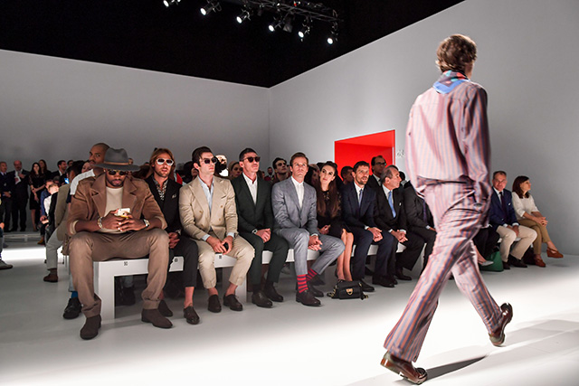 Гости показа Salvatore Ferragamo в Милане (фото 6)