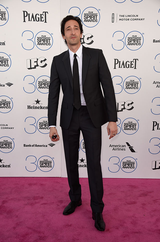 Эдриан Броуди Церемония вручения кинопремии Independent Spirit Awards (фото 8)