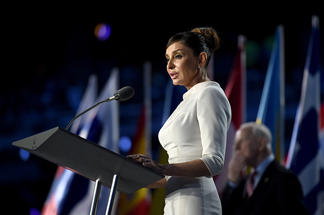 Мехрибан Алиева Церемония открытия первых Европейских игр в Баку (фото 5)