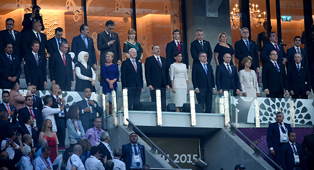 Церемония открытия первых Европейских игр в Баку (фото 4)