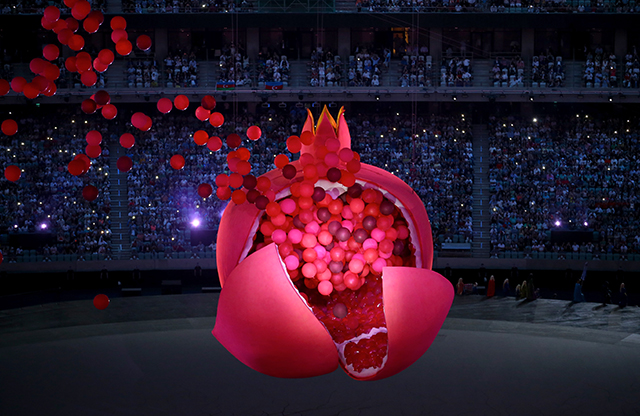 Церемония открытия первых Европейских игр в Баку (фото 7)